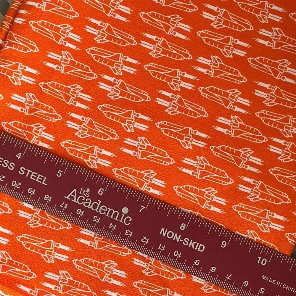Quilting Cotton Space Shuttle Fabric by Windham Fabrics 3/4 yard cut